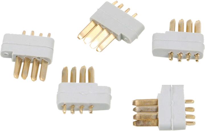 Actual product image Multiplex plug 4-pole for servo 5pcs.