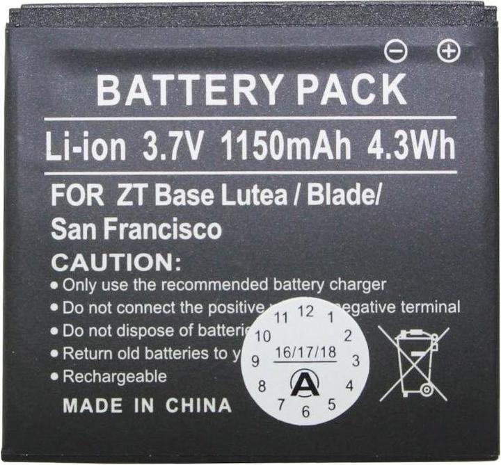 Immagine prodotto AccuCell Akku ZTE Base Lutea, ZTE Blade, F952