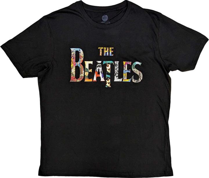 The Beatles Unisex Adult Treatment Logo Cotton T-Shirt