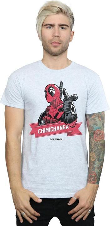 Image du produit - T-shirt DEADPOOL CHIMICHANGA FINGER - Homme (3XL)