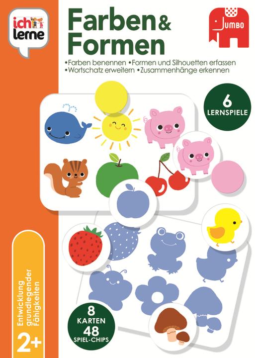 Actual product image Jumbo I learn shapes & colors (German)