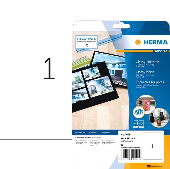 Immagine prodotto HERMA Hochglanz Etiketten A4