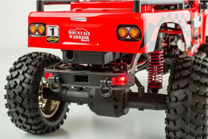 Image du produit Carson Modèle réduit de voiture RC 1:12 Mountain Warr.Sport 2.0 RTR rouge (RTR Prêt à fonctionner)