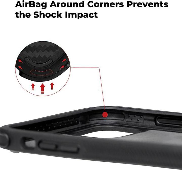 Produktbild Pitaka Aramid Fiber Case MagEZ Case Pro Twill for Apple iPhone 11 Pro, Car Case Magnet, Black (Apple iPhone 11 Pro)