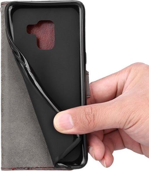 Immagine prodotto MU Classic Custodia in pelle con copertina a libro Crazy Horse (Samsung Galaxy A8 (2018))