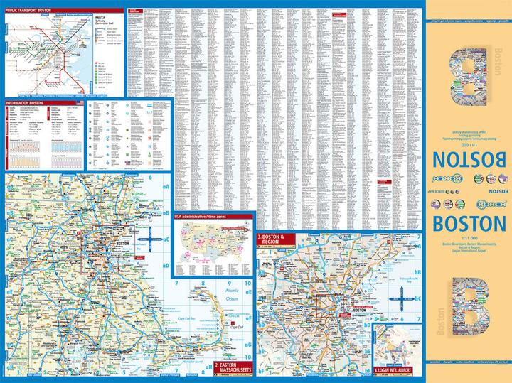 Produktbild Boston 1 : 11 000. City Centre Map 11000