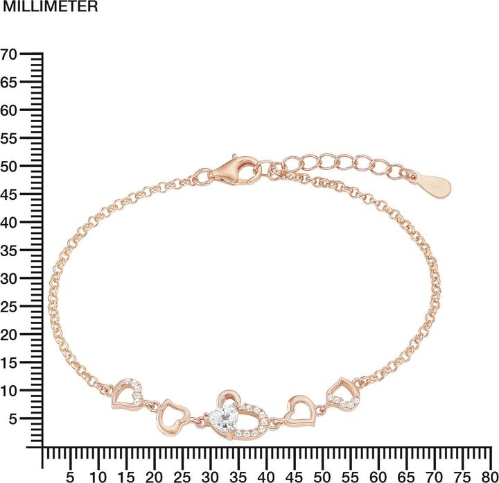 Produktbild Amor Herz (20 cm, Silber, Zirkonia)