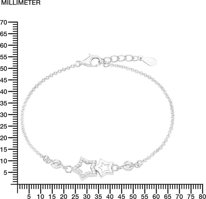 Actual product image Amor Star arm ornament (19 cm, Silver)
