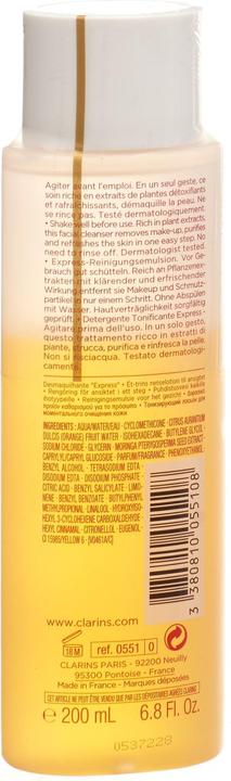 Image du produit Clarins Peau - Nettoyant en une étape à l'extrait d'orange (Lotion nettoyante, 200 ml)