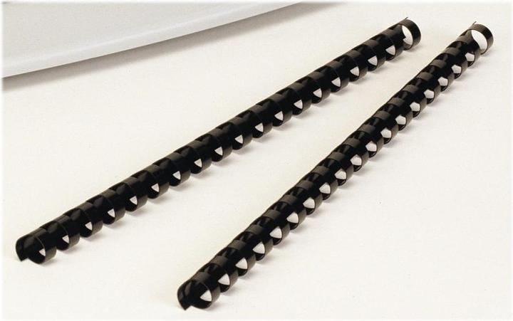 Fellowes Spine di plastica per raccoglitori A4 100 pz. - 8 mm, nero