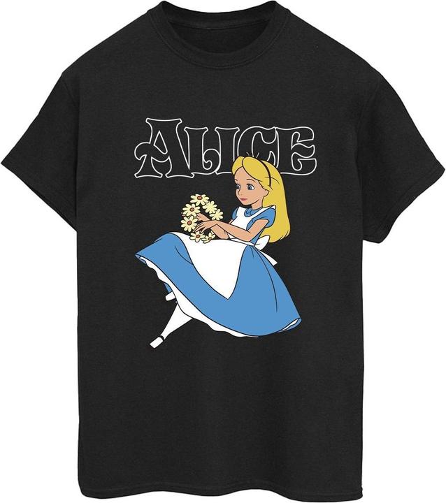 Immagine prodotto Disney Alice In Wonderland Flowers Maglietta Ampia Donna (3XL)