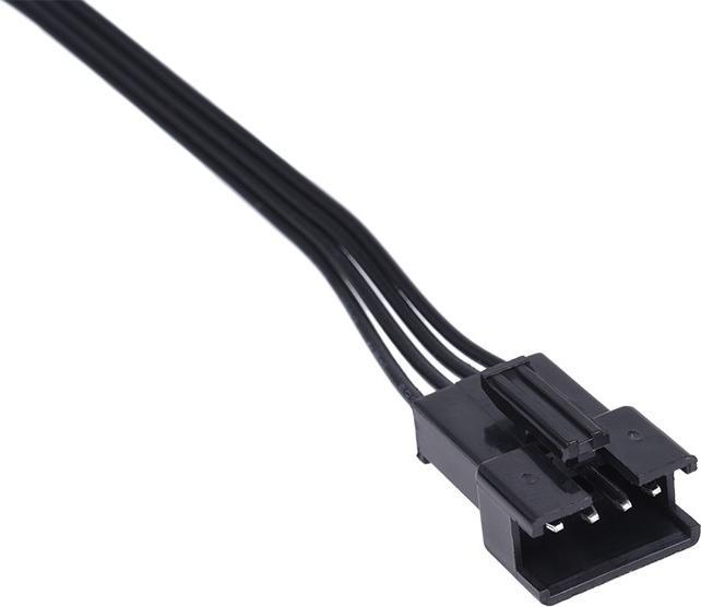 Produktbild Alphacool RGB 4pol LED Adapterkabel f??r Mainboards - Schwarz 50cm