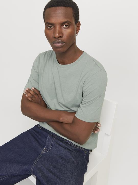 Actual product image Jack & Jones Jjeorganic Melange Tee Ss O-Neck Noos (S)