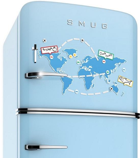 Image du produit Luckies Carte du monde magnétique