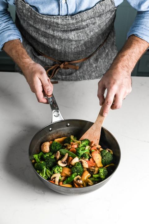 Produktbild de Buyer Sauteuse / Schmorpfanne Mineral B Pro (24 cm, Bräter + Schmortopf, Edelstahl)