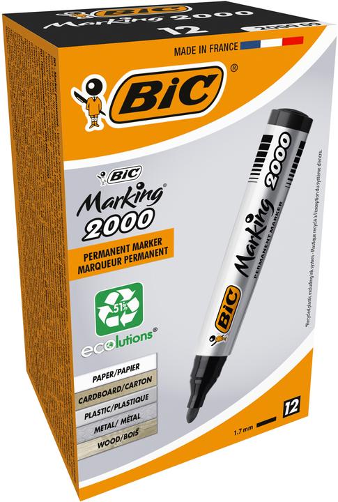 Actual product image Bic Marking 2000 Ecolutions (Black, 1.70 mm, 1 x)