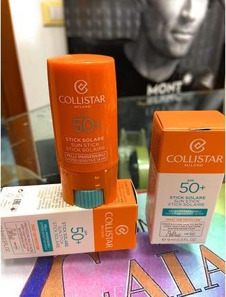 Image du produit Collistar Sun Sun Protection Factor 50 (Crème solaire visage, Stick solaire, SPF 50, 9 ml)