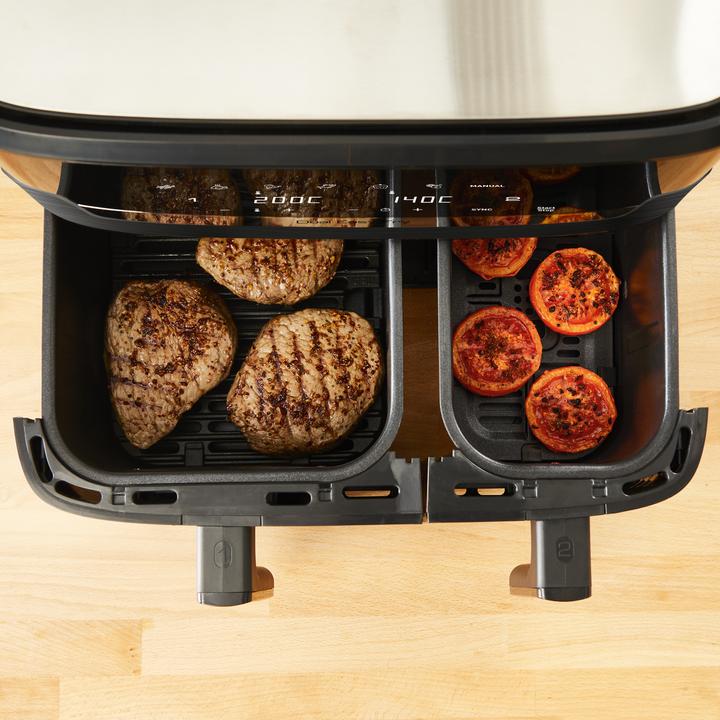 Produktbild Tefal EY9018 Dual Easy Fry Doppelkammer Heissluftfritteuse