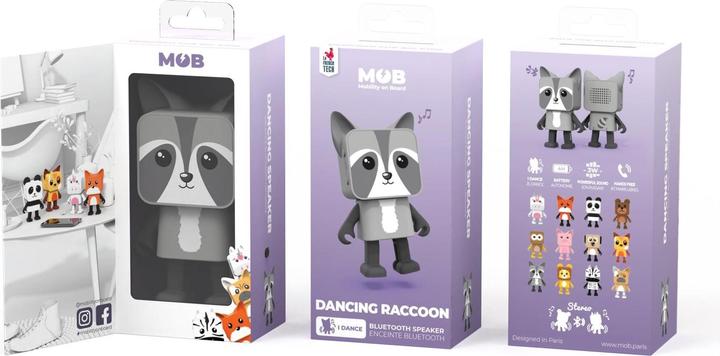 Produktbild Mobility on Board Dancing Animal speaker Waschbär (4 h, Akkubetrieb)