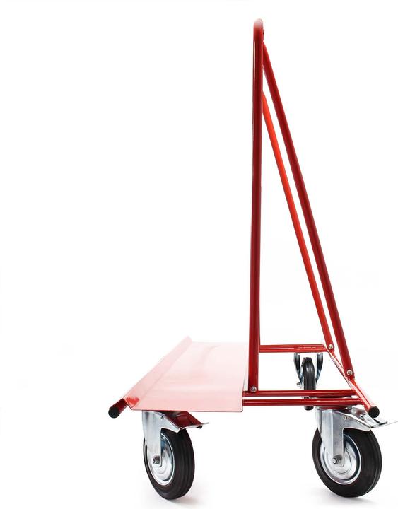 Produktbild Wiltec Plattenkarren Transportwagen Plattenwagen Transporthilfe Trockenbau Rolle (800 kg)