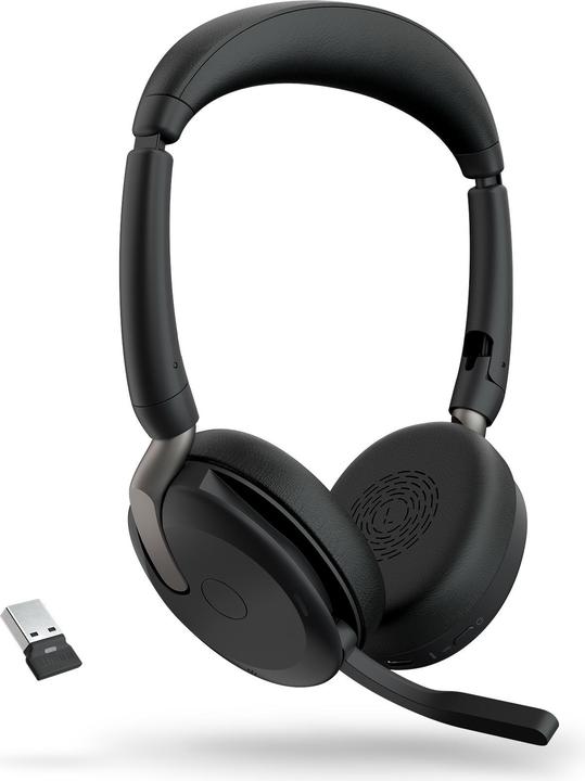 Actual product image Jabra Evolve2 65 Flex UC (Wireless, Cable, USB-A)