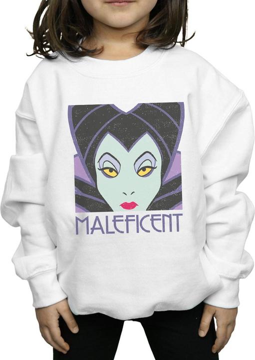 Immagine prodotto Disney Maleficent Cropped Head Felpa Ragazze (140, 146)