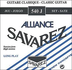 Actual product image Savarez 540 J Alliance blue, High Tension (6 x, Guitar, 0.03")