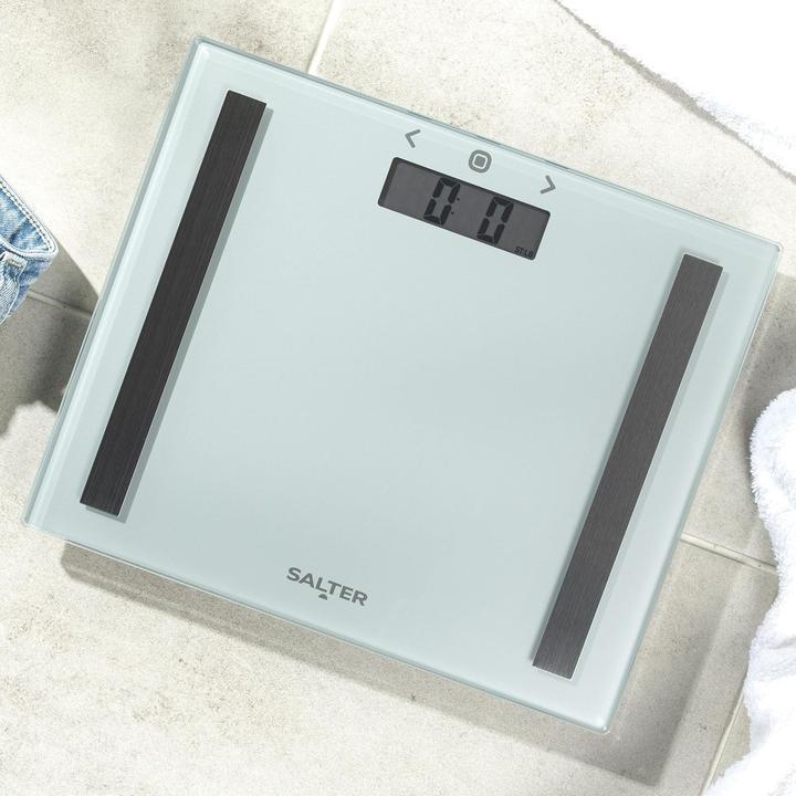Immagine prodotto Salter 9113 SV3RAREU16 Bilancia da bagno compatta in vetro - Argento (150 kg)