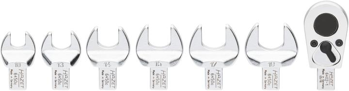 HAZET Insert tool set 6450C/7 ∙ Insert square 9 x 12 mm ∙ Outside hexagon profile, Square, solid 10… (14 mm, 13 mm, 15 mm, 19 mm, 17 mm, 10 mm)