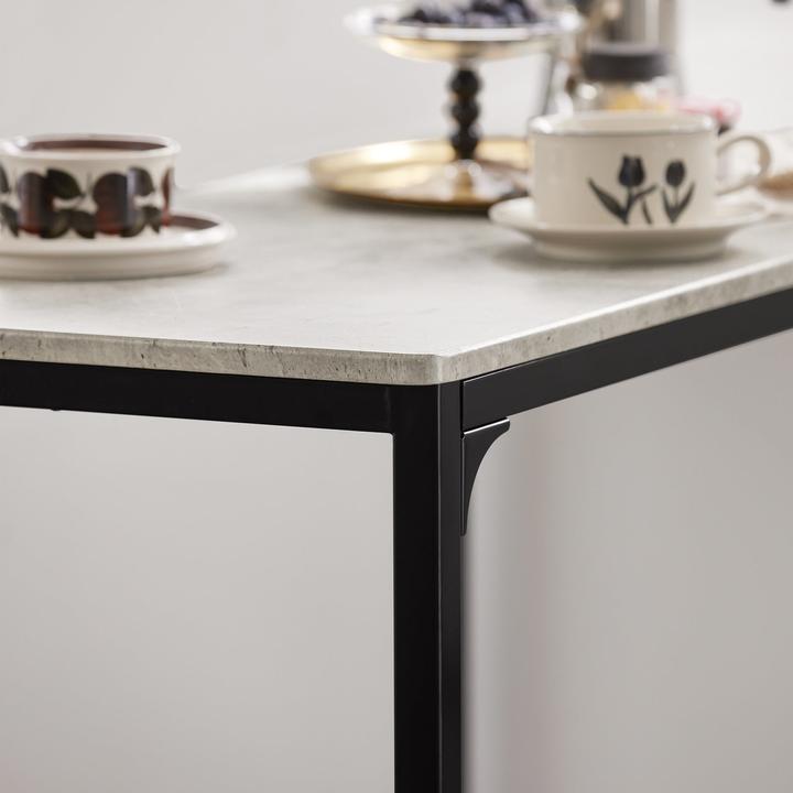 Immagine prodotto SoBuy Tavolo da bar con 2 sgabelli (89 x 45 x 87 cm)