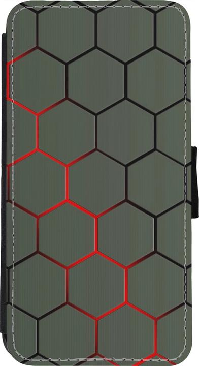 Actual product image PhoneLook Coque Wallet noir Geometric Line red (Apple iPhone 11 Pro Max)