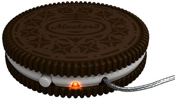 Actual product image Mustard Hot Cookie USB cup warmer