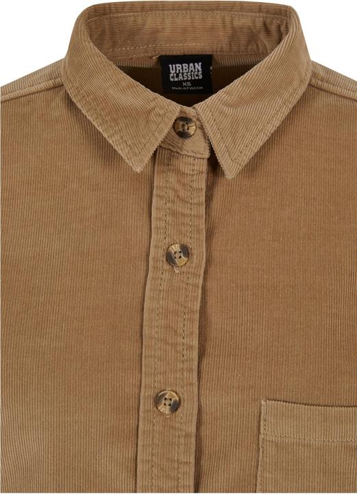 Actual product image Urban Classics Ladies Corduroy Oversized Shirt - 8658 (XS)