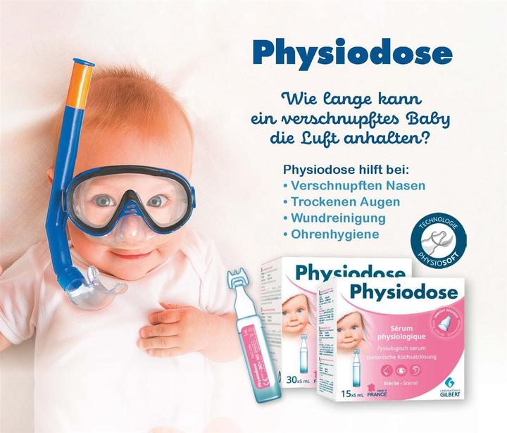 Produktbild Physiodose Physiologische Kochsalzlösung (30 Stück)