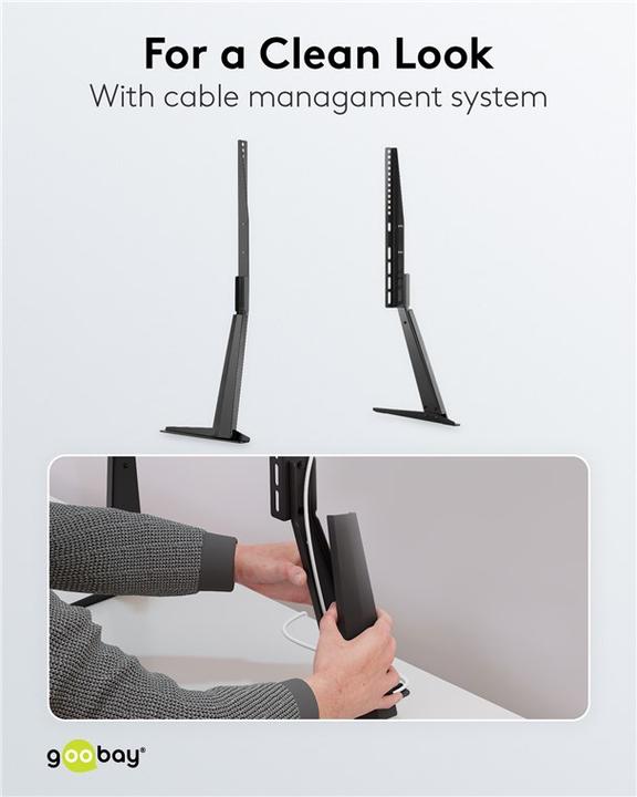 Image du produit Goobay Pieds de téléviseur (Universel, 70", 50 kg)