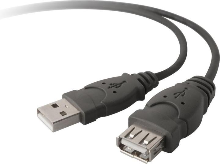 Image du produit Belkin USB Extension Cable Câble USB (1.80 m, USB 2.0)