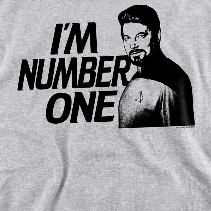 Actual product image Unisex Adult I'm Number One Sweatshirt (XXL)