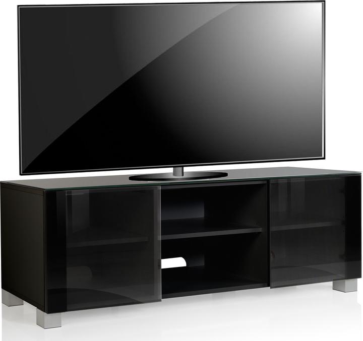 VCM Wood TV lowboard TV cabinet Luxala with casters (150 x 45 x 50 cm)