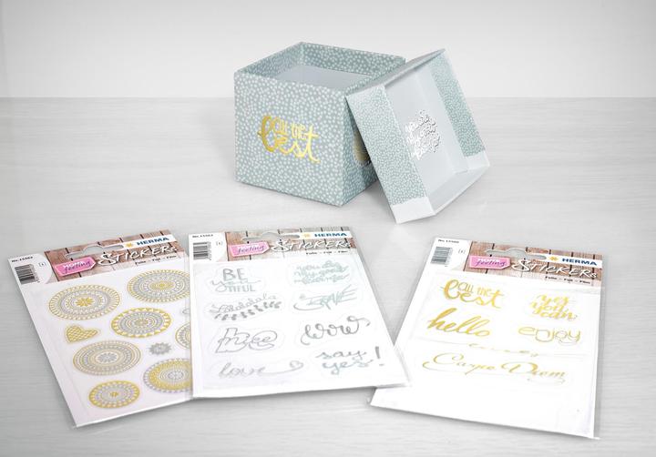 Actual product image Herma Birthday stickers