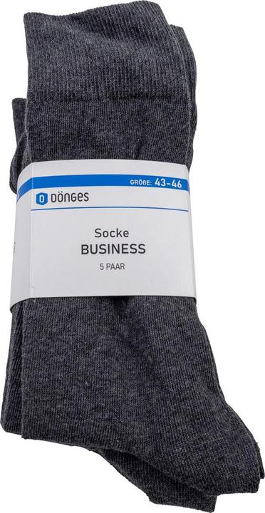 Produktbild Dönges Baumwollsocke Business, grau, Grösse 43-46 (43 - 46)