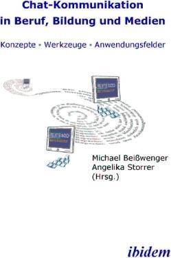 Produktbild Chat-Kommunikation in Beruf, Bildung und Medien (Michael Beisswenger)