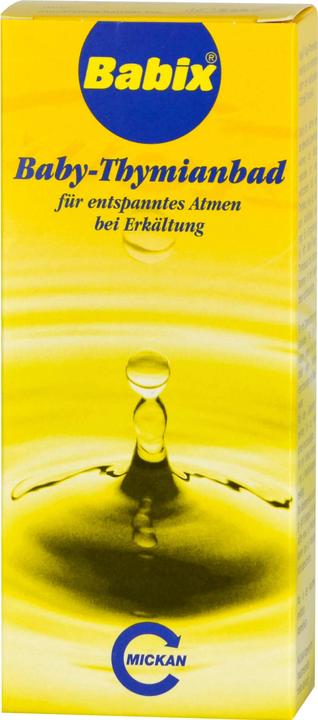 Image du produit Mickan Babix Bain de thym pour bébé pour une respiration détendue, solution de 125 ml (125 ml)