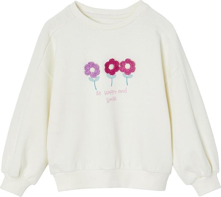 Produktbild Vertbaudet Mädchen Sweatshirt mit Recycling-Polyester, Blumen oder Sterne (158)