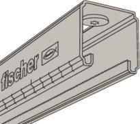 Image du produit Fischer FIS 538754 Rail de montage FLS 17/1.0 - 3m
