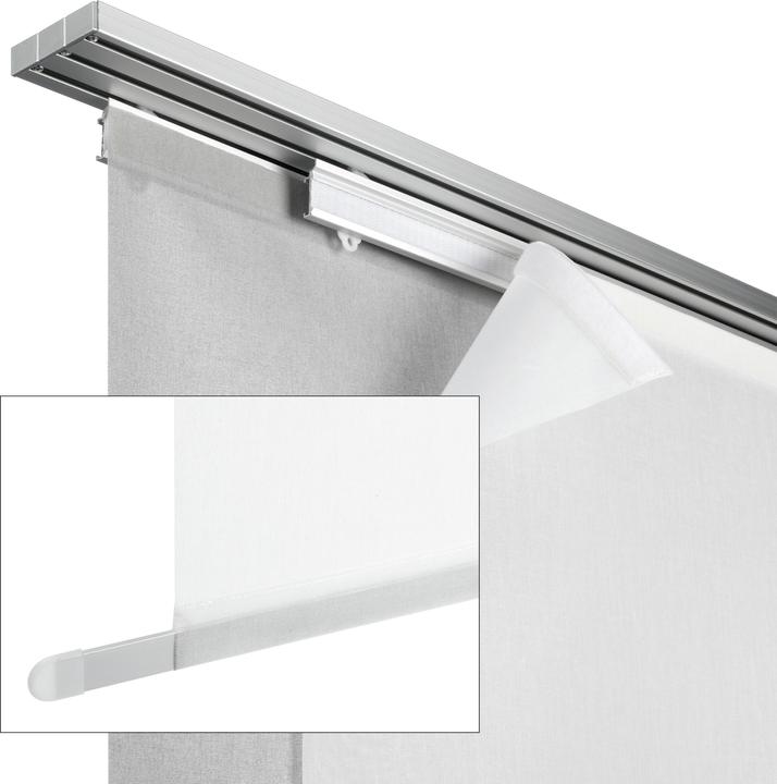 Produktbild Gardinia Paneelwagen mit Bescherungsprofil 70 cm, Silber