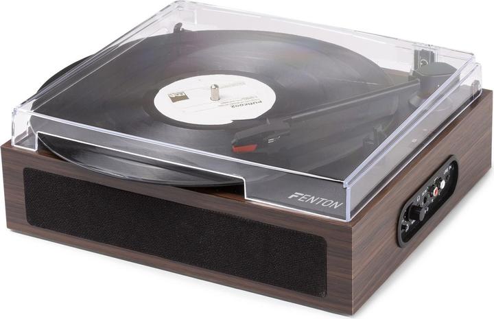Actual product image Fenton Record Player with Bluetooth RP170D Brown (Manual)