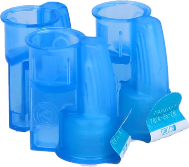 Actual product image Unifine Pentips Plus Needles Insulin Injector 31G 0.25x8mm light blue sterile 100 pcs. (Pen needles + disposable needles)