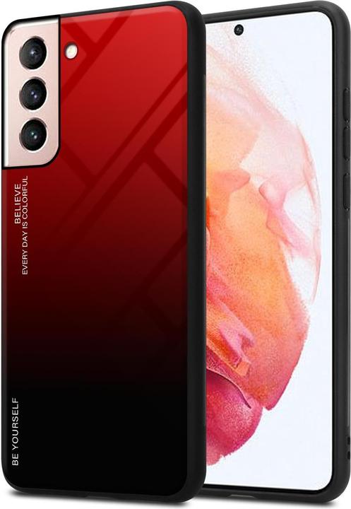 Produktbild Cadorabo TPU 2 Farben Glas Cover (Samsung Galaxy S21 5G)