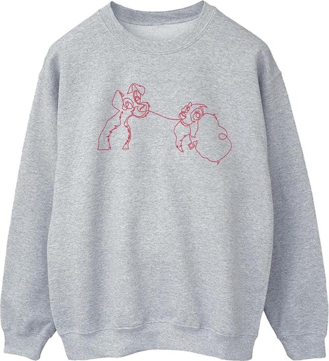 Produktbild Disney Lady And The Tramp Spaghetti Outline Sweatshirt (XXL)
