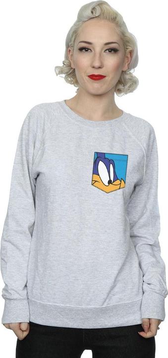 Image du produit Looney Tunes - Sweat ROAD RUNNER FACE FAUX POCKET - Femme (XL)